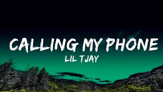 Lil Tjay  Calling My Phone feat 6LACK Lyrics [upl. by Narmi]