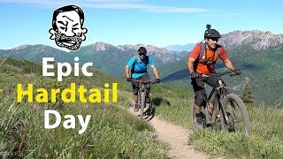 Epic First Ride on my Hardtail with Eric Porter [upl. by Jenine]