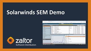 Solarwinds SEM Demo [upl. by Imre231]