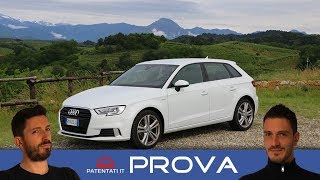 Audi A3 Sportback gtron a metano il nostro test drive [upl. by Ttenna]