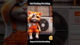 Cat Working For Living catlovers shorts viralshorts fyp [upl. by Nob398]