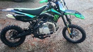 Pitbike dirt 140cc smx sx 2017 monster [upl. by Ened]