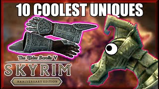 10 BEST amp COOLEST UNIQUES LOCATIONS in Skyrim Anniversary Edition  Caedos Countdowns [upl. by Rramed102]