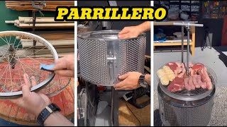 La mejor parrilla giratoria casera paso a paso ideas hazlotumismo tips diy [upl. by Eelek]