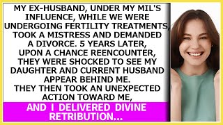 My ex husband while we were undergoing fertility treatments took a mistress and demanded a div [upl. by Carmita101]