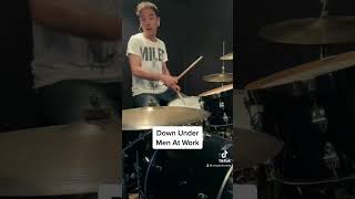 “Down Under”  Men At Work  Drum Cover  80s Songs On Drums [upl. by Ellenid173]