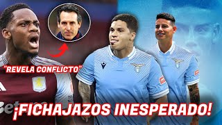 🚨FICHAJAZOS INESPERADO JAMES y JUANFER x LAZIO ¿CONFIRMADO  JHON DURAN REVELA CONFLICTO 😯 [upl. by Theola241]