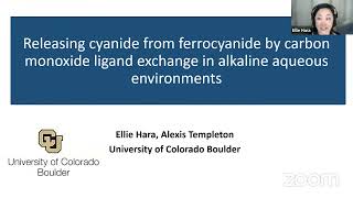 Releasing Cyanide from ferrocyanide in aqueous alkaline systems  Ellie Hara [upl. by Lasiaf]