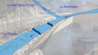 Arasement de seuils et récréation dun lit naturel sur la Bienne [upl. by Leibrag]