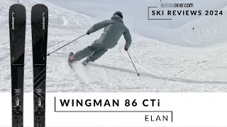 Elan Wingman 86 CTi Black Edition 2025 Ski Review [upl. by Noma]