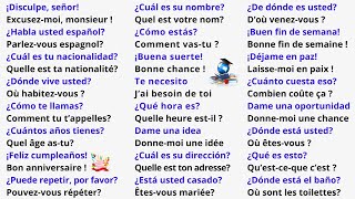 Apprendre lEspagnol Rapidement  150 Phrases de Conversation pour Débutants  Cours d’Espagnol [upl. by Ellmyer241]