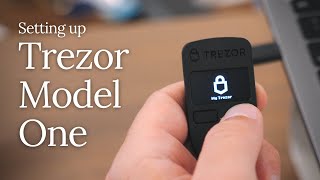 How to set up a Trezor Model One [upl. by Akenehs290]