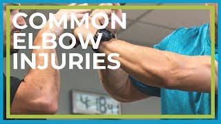 Common Elbow Injuries  Tennis Elbow Golfers Elbow Tendonitis Elbow Fractures [upl. by Okiron265]