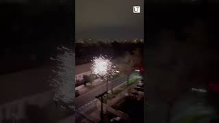 Transformadores de luz explotan en medio de fuertes vientos en Santiago chile [upl. by Ahsoj459]