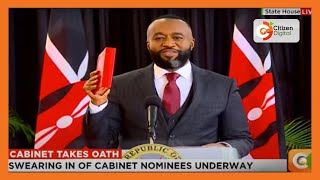 Hassan Ali Joho takes oath of office as Cabinet Secretary for Mining [upl. by Alda374]