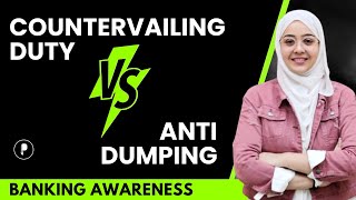 Anti Dumping Duty vs Countervailing Duty  Detail Explanation  Banking Awareness [upl. by Jard]