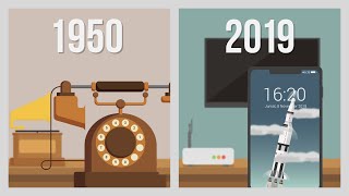 1950 vs 2019 Perkembangan Teknologi Jenius Dari Masa ke Masa [upl. by Bertilla643]