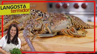 Langosta Termidor  LA RECETA DE VERO🦞LOBSTER THERMIDOR 💖 Salsa bechamel [upl. by Ahsiekam]