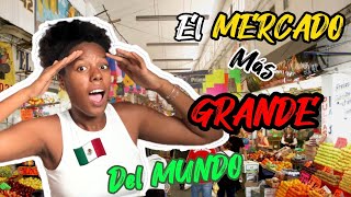 😱CUBANA REACCIONA por PRIMERA VEZ a un MERCADO en MÉXICO 🇲🇽 ASÍ es la CENTRAL de ABASTOS [upl. by Etan983]