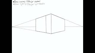 2 point perspective house drawing demo 1 [upl. by Hsiwhem381]