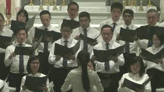 Ride On Ride On In Majesty Winchester New Cathedral Evening Choir Singapore [upl. by Prud]