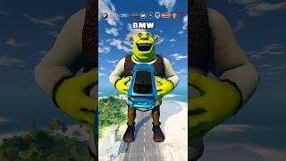 Cars VS Giant Shrek 🚗  BeamNGdrive beamngdrive beamngcrash gaming [upl. by Ativ]