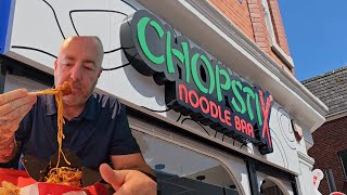 Review  CHOPSTIX noodle Bar  WREXHAM [upl. by Ochs]