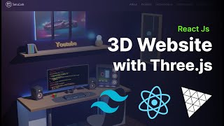 Build a 3D Portfolio Website With Animations Using React and Threejs  Learn Three Js in One Video🔥 [upl. by Ylreveb4]