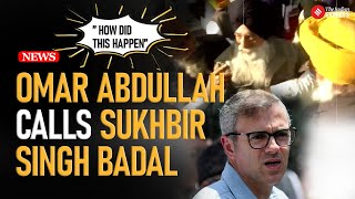 JampK CM Omar Abdullah Speaks To Sukhbir Badal Urges Action After Attack  Golden Temple Firing [upl. by Ivan]