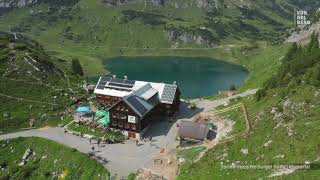 Formarinsee amp Freiburger Hütte  Vorarlberg von Oben [upl. by Asillim492]