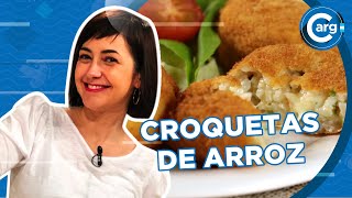 CÓMO SE HACEN LAS CROQUETAS DE ARROZ [upl. by Timi]