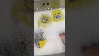 3 days🤯 locschen spongbob sponges wash dish kitchen washing fyp dishes [upl. by Reteid]