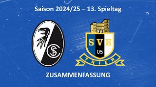 SVETV SC Freiburg II vs Eintracht Trier  Highlights 13 Spieltag Saison 2425 [upl. by Cranford]