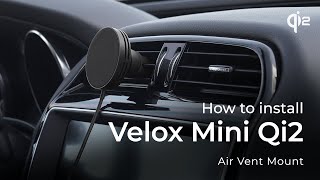 Experience the Future of Wireless Charging with the Velox Mini Qi2 Car Mount [upl. by William450]