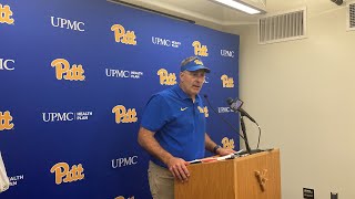 West Virginia postgame Pat Narduzzi  Pitt Football on PantherLaircom 9162023 [upl. by Kcirej]