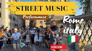 🇮🇹CIAO BELLA COVER SONGROME ITALY street music performed by violinist YouTube video [upl. by Freeborn]