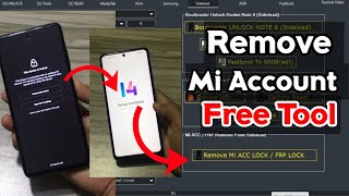 Bypass Mi Account with One Click Micloud Removal Free Tool [upl. by Lamonica]