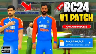 Real Cricket 24 V1 Patch Download Link  Applying Process Rc24 [upl. by Ahcropal]