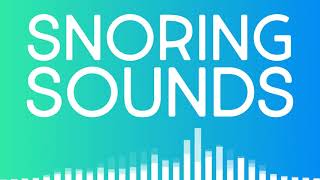 8 Snoring SOUND EFFECTS [upl. by Nennahs]