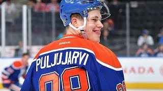 Jesse Puljujärvi NHL Goals 20162018 [upl. by Lyrehs357]