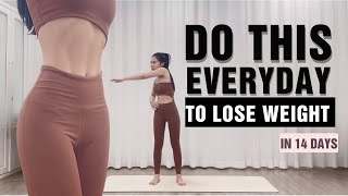 Do This Everyday to LOSE WEIGHT  Fullbody Workout in 14 days [upl. by Asin]