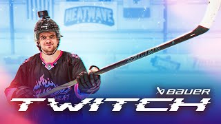 THE MOST INNOVATIVE HOCKEY STICK BAUER TWITCH REVIEW [upl. by Odelinda]