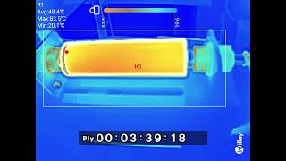 Thermal imaging EVE 21700 40P Load 40A [upl. by Anuahsal]