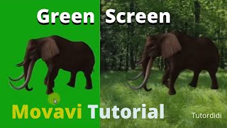 Green screen  Movavi Video Editor Plus 2020 30 [upl. by Elexa]