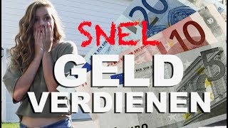 7 MANIEREN OM ALS TIENER SNEL GELD TE VERDIENEN [upl. by Eidnyl210]