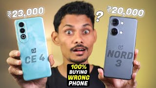 OnePlus Nord 3 vs OnePlus Nord CE 4  A Big Battle Under 25K [upl. by Liris739]