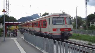 SBahn München Sonderfahrt ET 420 001  Einfahrt mit Pfiff Bad Reichenhall HD [upl. by Fritze662]