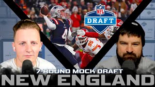 FULL 7Round 2024 NFL Mock Draft Who should the New England Patriots draft  The Draft Rankings [upl. by Aehsat]