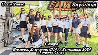 Sayonara Line Dance 3rd Upload Forever Class  ChoreoBambang Satiyawan INA  September 2024 [upl. by Boaten]