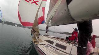 wet and close sailboat racing [upl. by Vivienne]